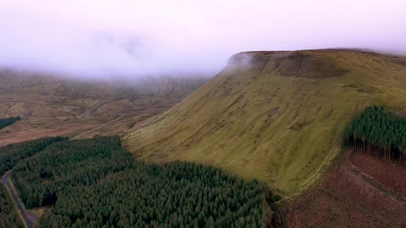 The Dramitic Mountains Surrounding the Gleniff Horseshoe Drive in County Sligo - Ireland