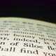 Macro Footage of Words on Pages of a Book - VideoHive Item for Sale