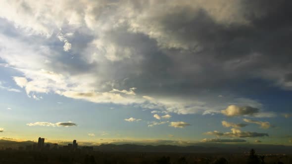 Denver landscape timelapse