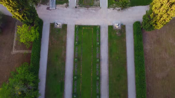 largest glass Greenhouses in the world. Dramatic aerial view flight tilt up drone footage, botanisch