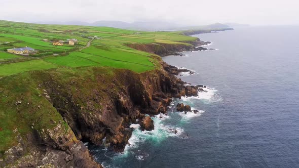 Flight Along the Cliffs of Dingle Peninsula and the West Coast of Ireland