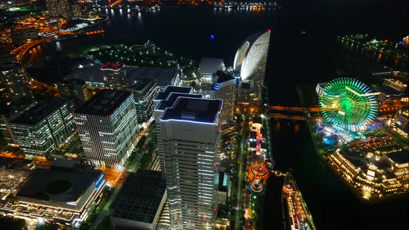 Beautiful building around Yokohama city in Japan