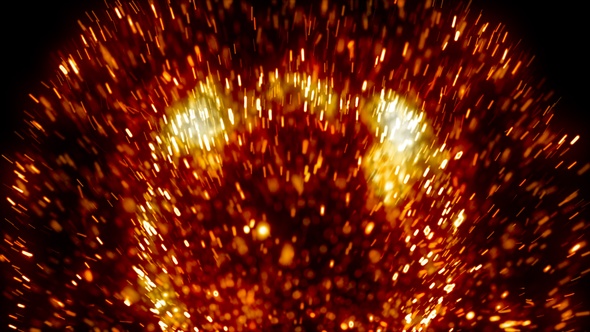 Golden Particles Explosion V3