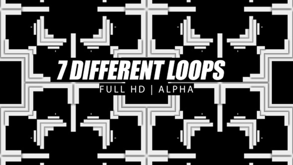 Pattern Flicker Shape Vj Loop Background