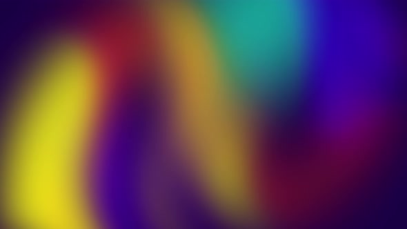 Yellow, pink, purple, blue and orange color blurred footage. Moving animation twisted background