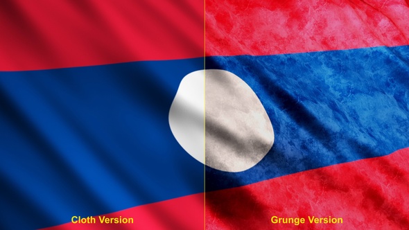 Laos Flags