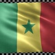 Senegal waving flag looped - VideoHive Item for Sale