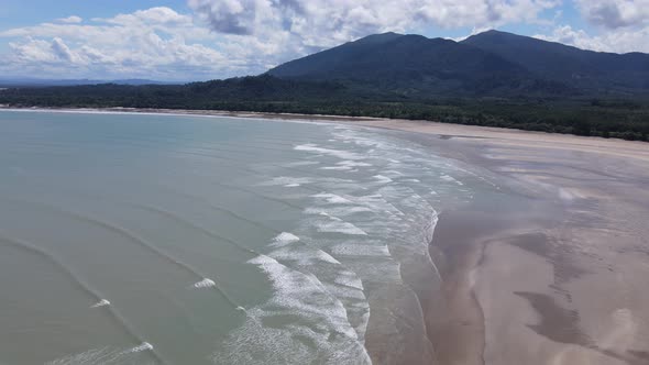 The Beaches at the most southern part of Borneo Island