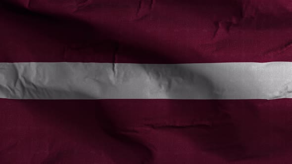 Latvia Flag Textured Waving Background 4K