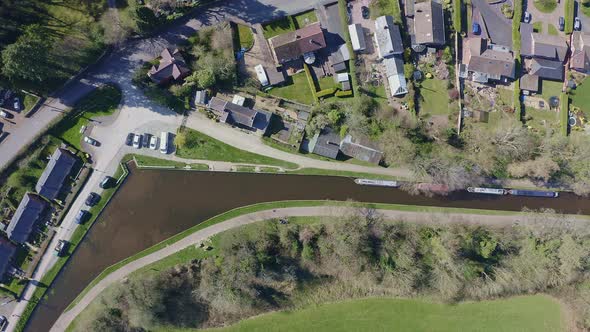 The beautiful  Narrow Boat canal route called the Pontcysyllte Aqueduct famously designed by Thomas