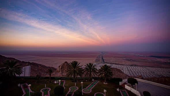 Jebel Hafeet Al Ain Skyline Timelapse