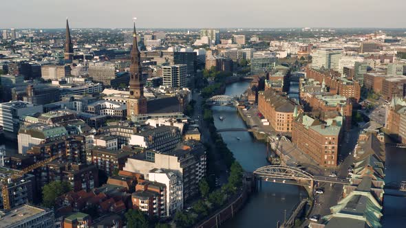 Aerial View of Hamburg