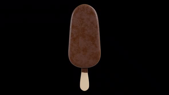 Chocolate Ice Cream Stick Bar Turnaround