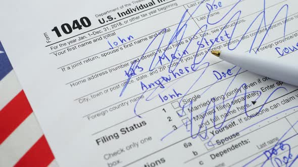 1040 U.S. Individual Income Tax Return Form