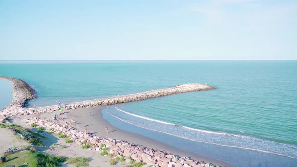 beach and sea