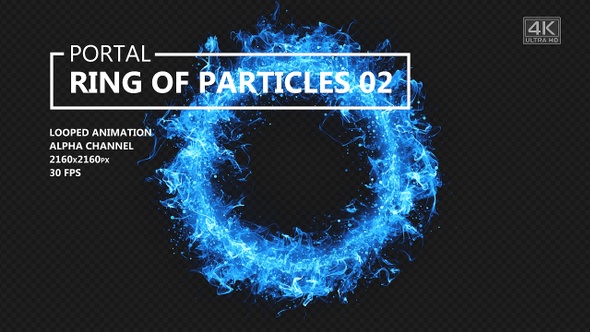 Portal - Blue Ring of Particles 02 alt
