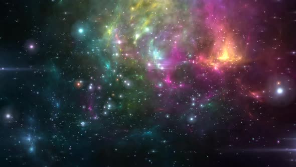 Space Galaxy Animation Motion Loop Background