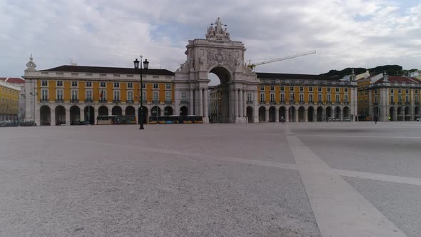 Praça do Comercio, City of Lisbon Portugal