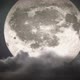 Big Moon  With Windy Cloud  Background - VideoHive Item for Sale