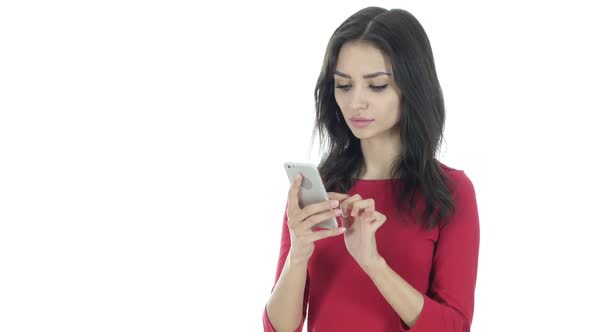 Woman Using Smartphone