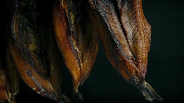 Passing Smoked Kippers Hanging Up