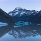 View of Mount Cook From Hooker Lake Lookout Sunrise Timelapse - VideoHive Item for Sale