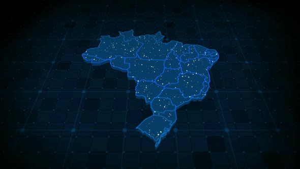 Brazil Map Hd