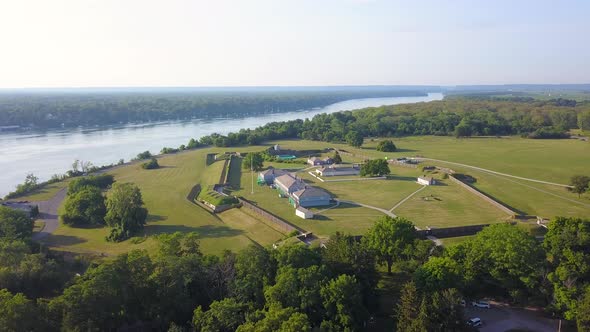 Scenic aerial view of Niagara-on-the-Lake, Ontario