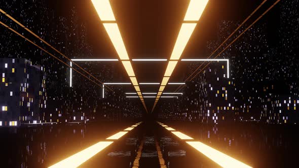 Dark Night City Street 01 4K alt