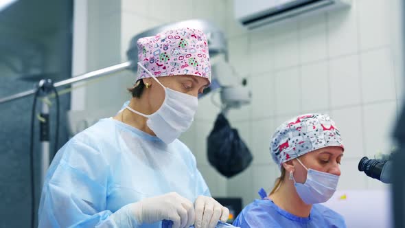 Ophthalmology surgery for eyes