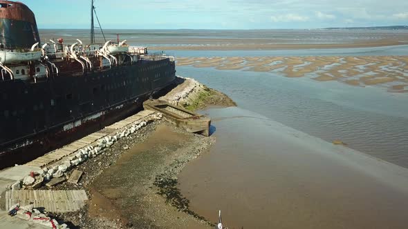 tss duke of lancaster in north wales england