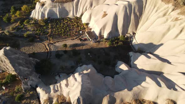 Aerial View Cappadocia Landscape