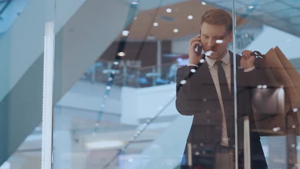 Young man talking on the phone