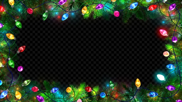 Christmas Lights Frame  alt