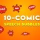 10 Comic Speech Bubbles - VideoHive Item for Sale