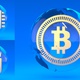 Rotating Globe and Bitcoin Logo – 3 Clips - VideoHive Item for Sale