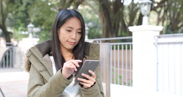 Woman Use of Mobile Phone