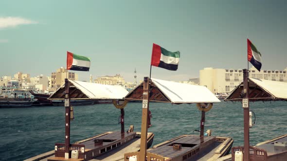 Uae Flags On Abra Boats Ii