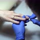 Manicure procedure in salon with electric nail drill machine. - VideoHive Item for Sale