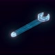 Open Ended Wrench Hologram Rotating 4k - VideoHive Item for Sale