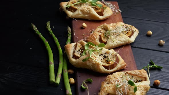 Puff Pastry Envelope with Smoked Cheese