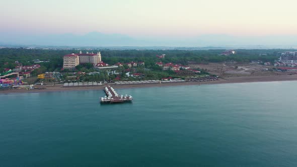 Beautiful Mediterranean Seascape in Turkey.