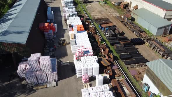 Flying a Quadcopter Over an Industrial Area