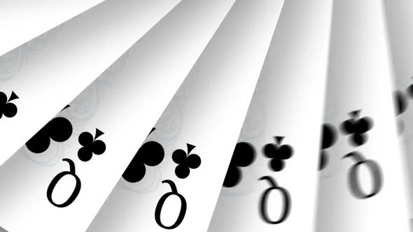 Playing Card Transition(club Queen)