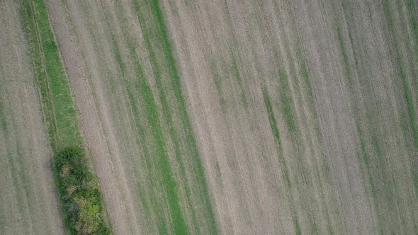 French Vexin Regional Natural Park seen from the sky