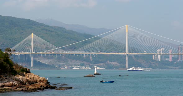 Hong Kong Ting kau bridge 