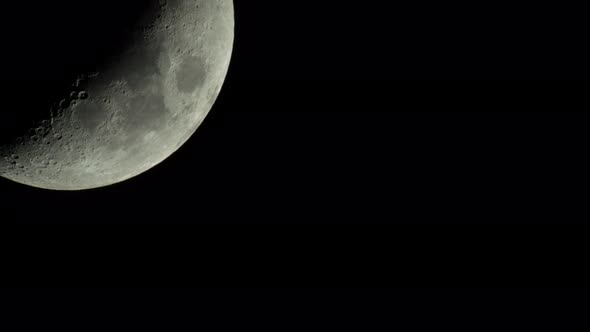 Moon  UHD Close-up. Planet Satellite.