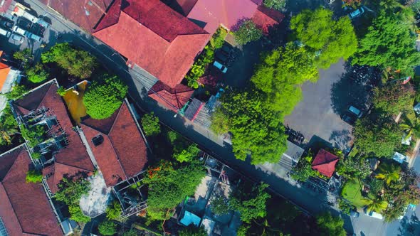 Flight Overlooking the City of Bali on the Indian Ocean 75