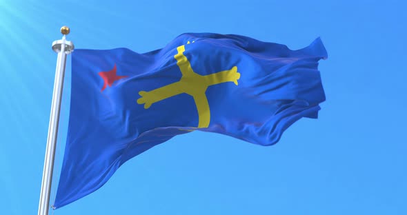 Nationalist Flag of Asturias, Spain