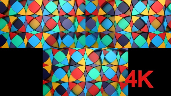 Background of Geometric Shapes